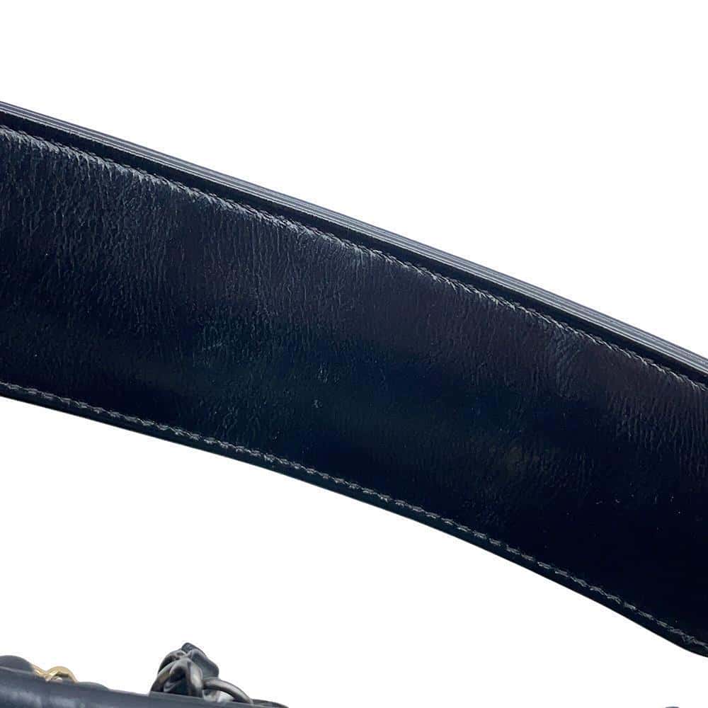 CHANEL Gabriel de CHANEL Hobo Bag with logo handle BlackAS0865 Calf Leather Size Small