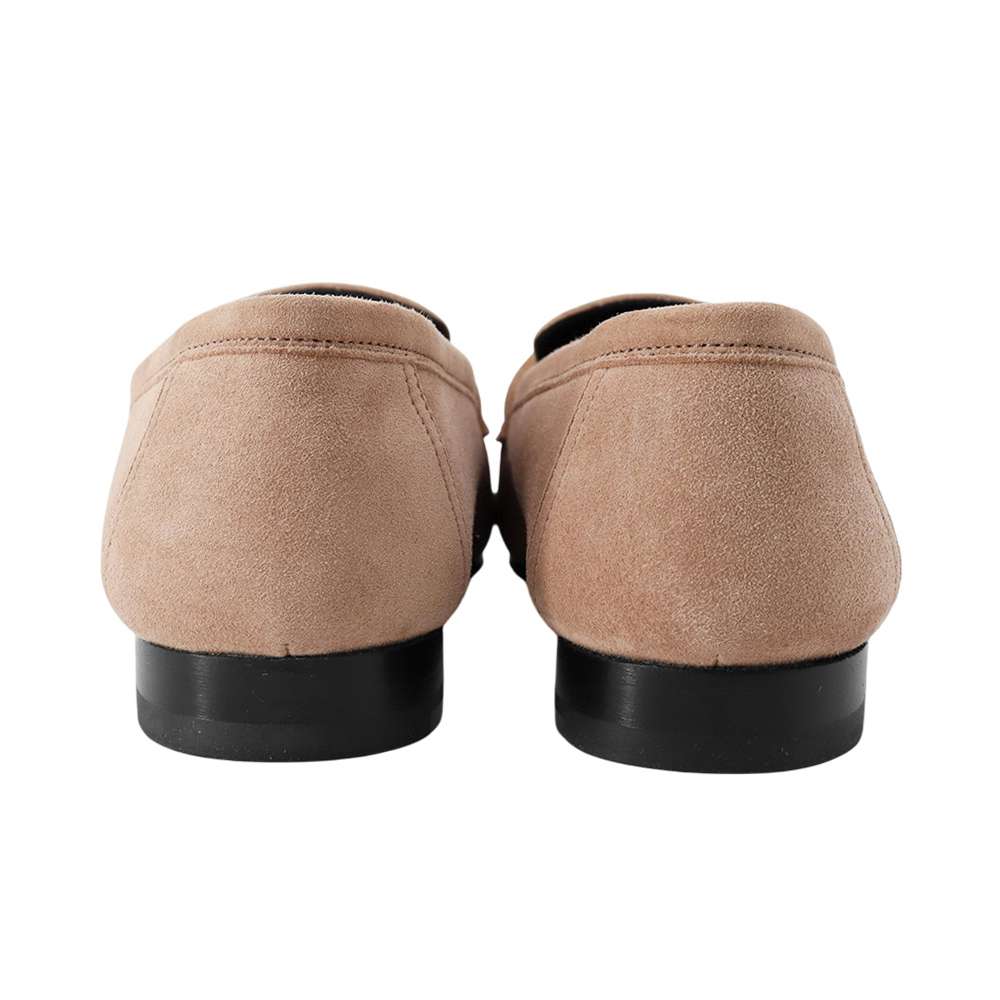 HERMES Mocassins Royale Jasmin Flower suede Size 38