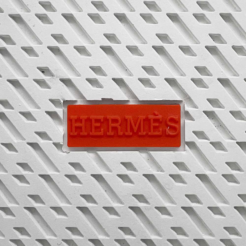 HERMES Sneakers game Jasmin Flower Leather Size 38.5
