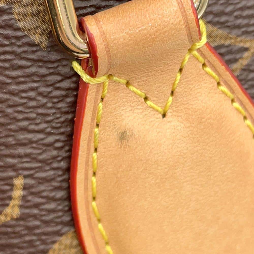 LOUIS VUITTON Sac Plat BB RedM46265 Monogram Size BB
