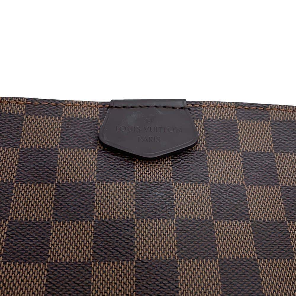 LOUIS VUITTON Graceful RedN44044 Damier Ebene Canvas Size PM