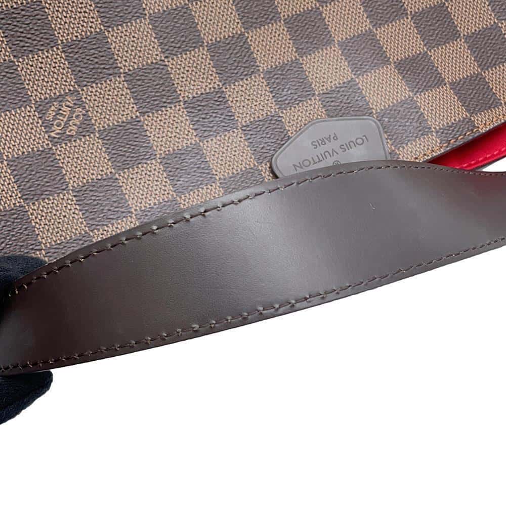 LOUIS VUITTON Graceful RedN44044 Damier Ebene Canvas Size PM