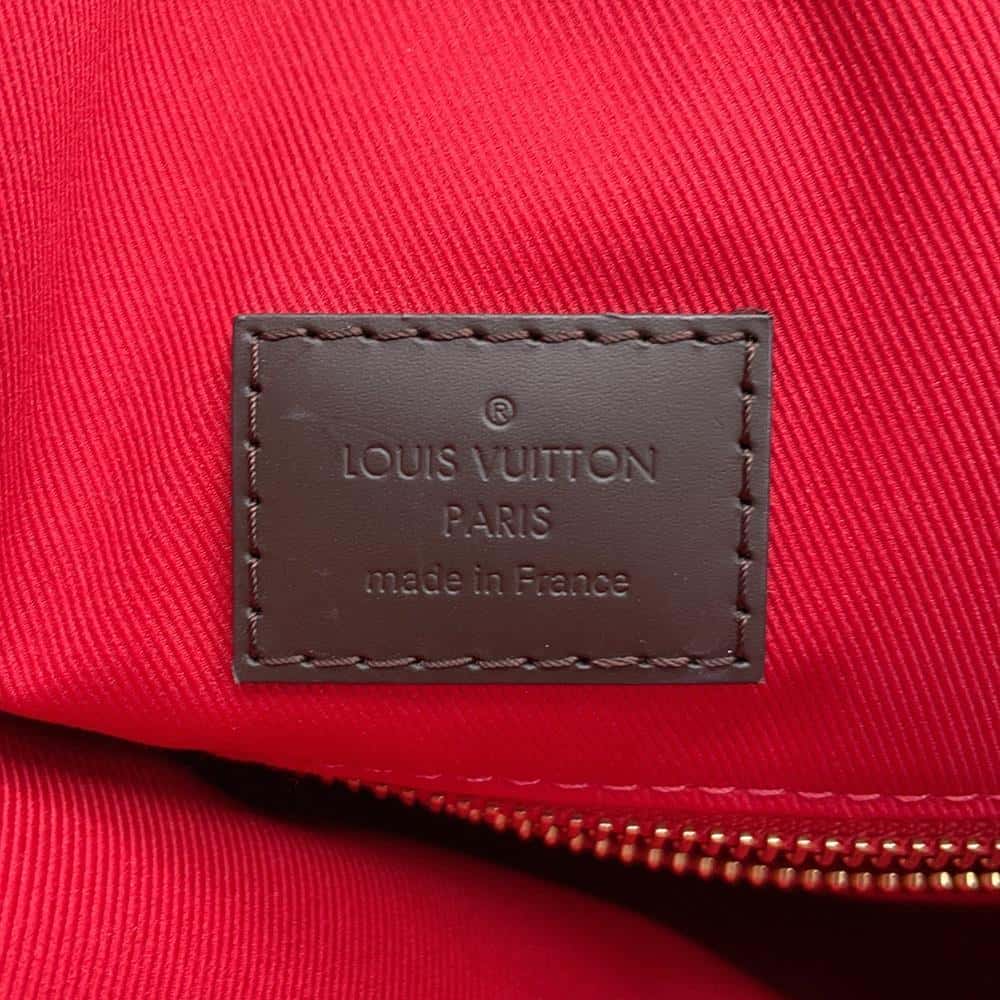 LOUIS VUITTON Graceful RedN44044 Damier Ebene Canvas Size PM