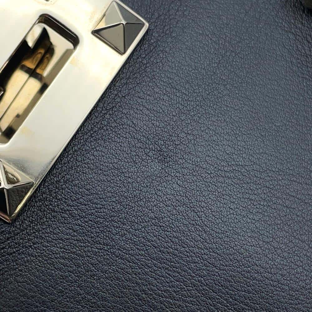 Valentino Garavani Studded 2WAYBag Black Leather
