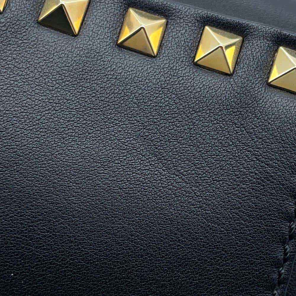 Valentino Garavani Studded 2WAYBag Black Leather