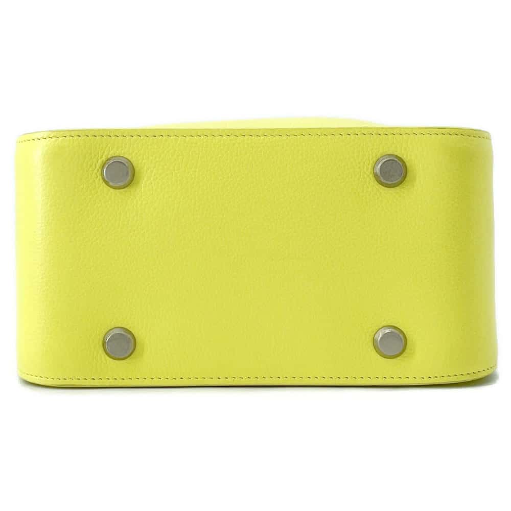 BALENCIAGA TOOL2.0 North South Shoulder Yellow659920 Leather Size Small