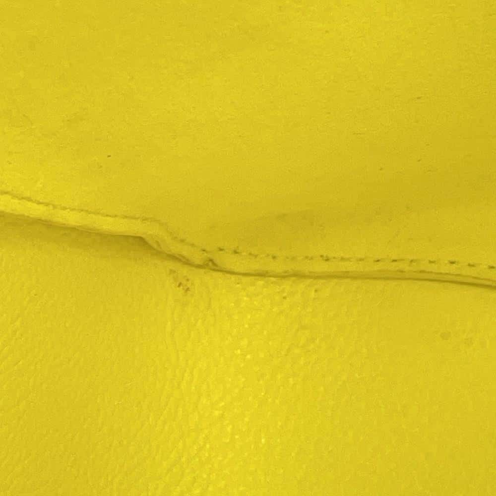 BALENCIAGA TOOL2.0 North South Shoulder Yellow659920 Leather Size Small