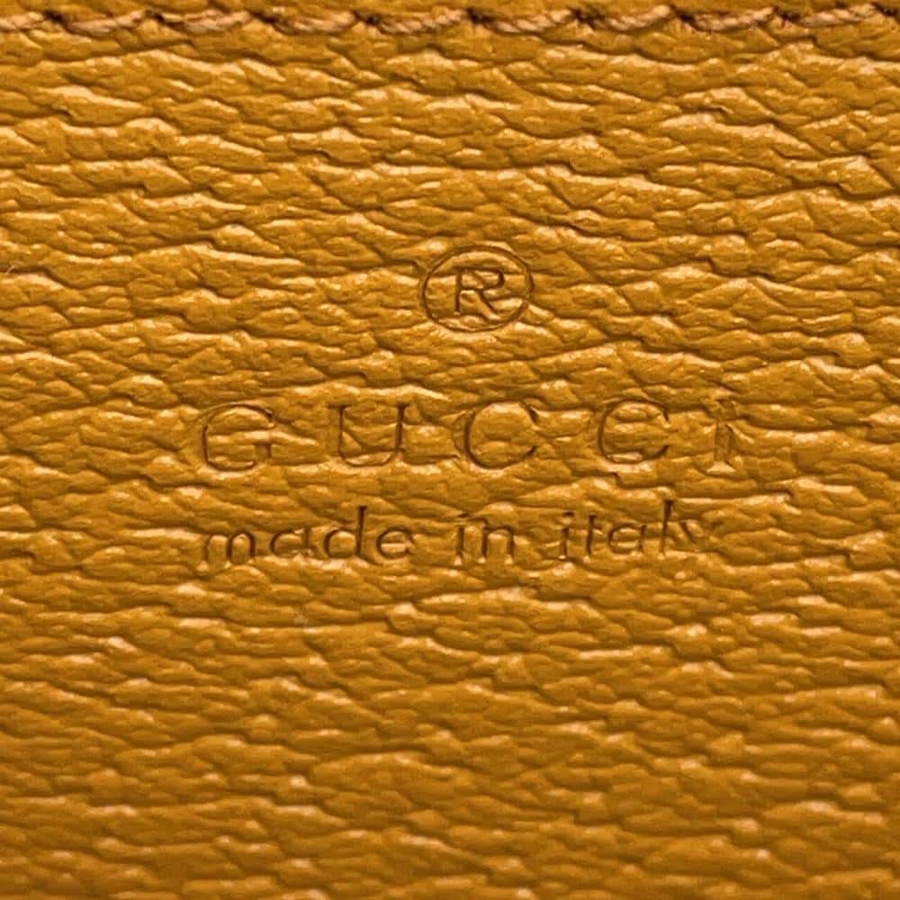 GUCCI Horsebit Shoulder Beige/Yellow677286 Raffia Leather