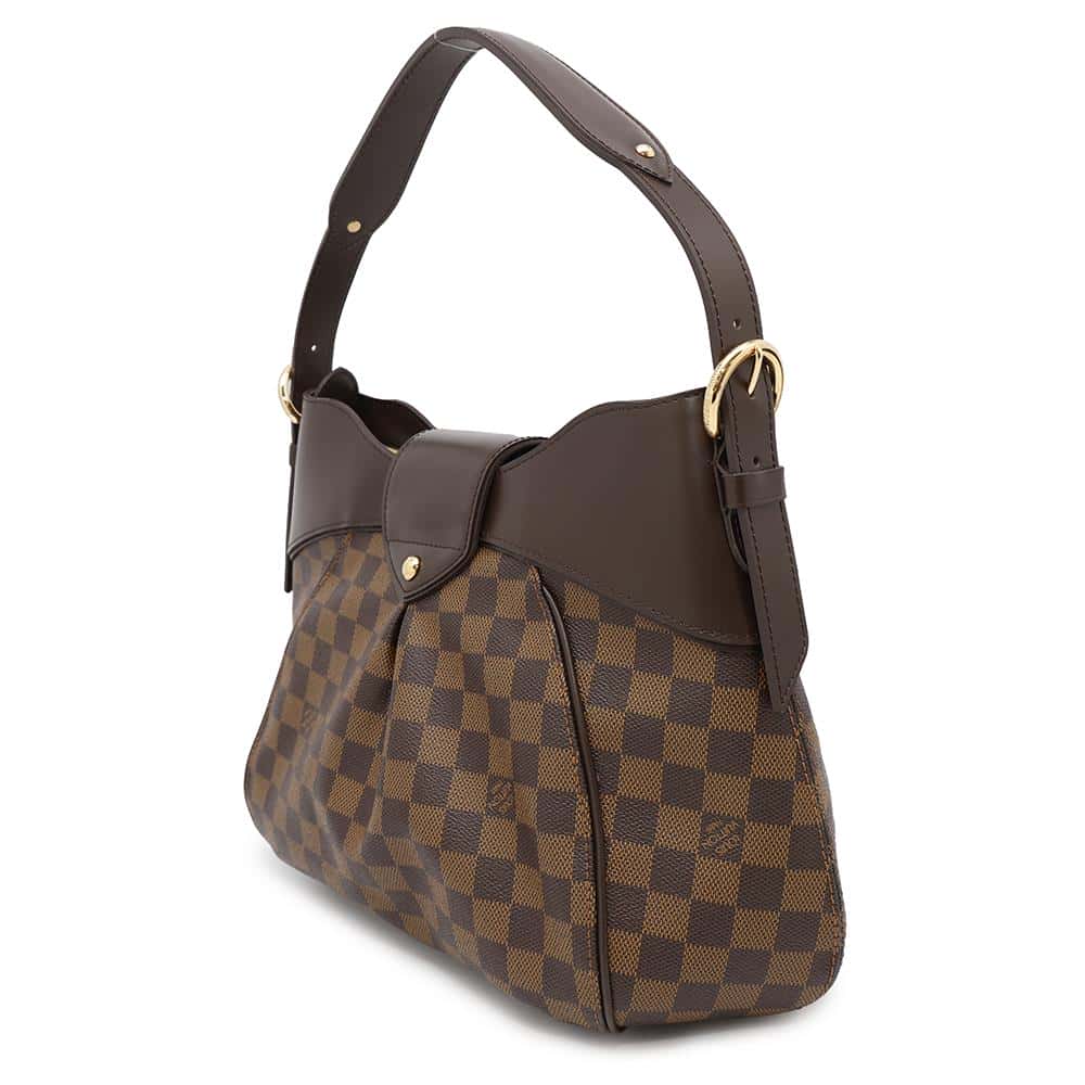 LOUIS VUITTON Sistina RedN41542 Damier Ebene Canvas Size PM
