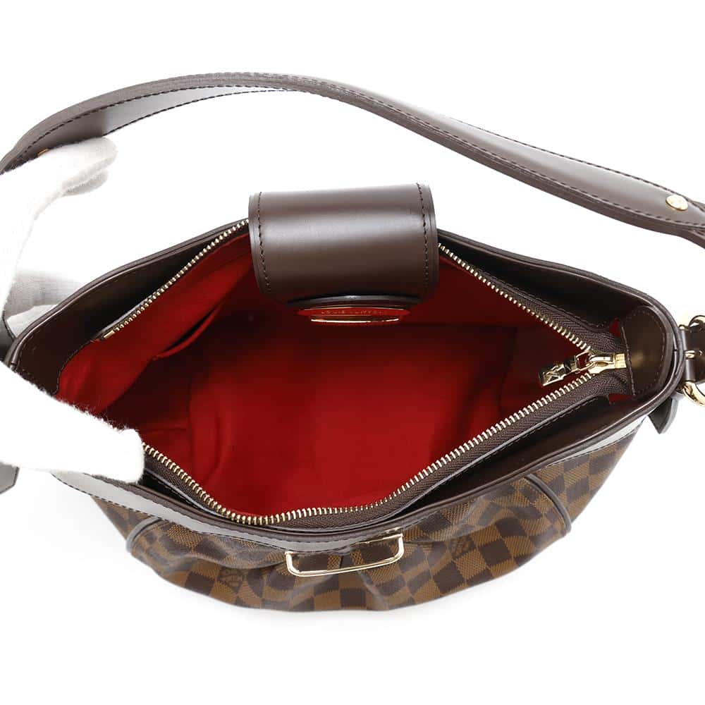 LOUIS VUITTON Sistina RedN41542 Damier Ebene Canvas Size PM