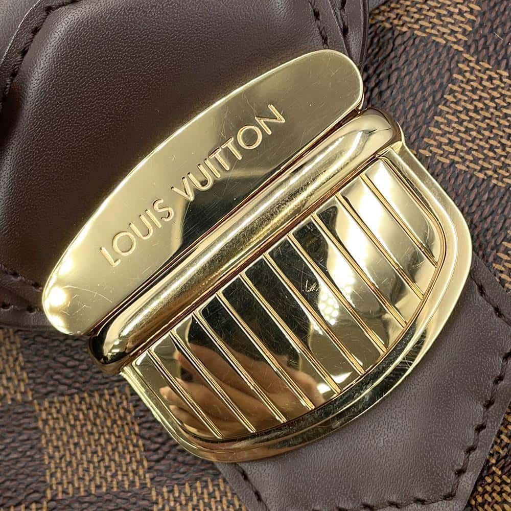 LOUIS VUITTON Sistina RedN41542 Damier Ebene Canvas Size PM