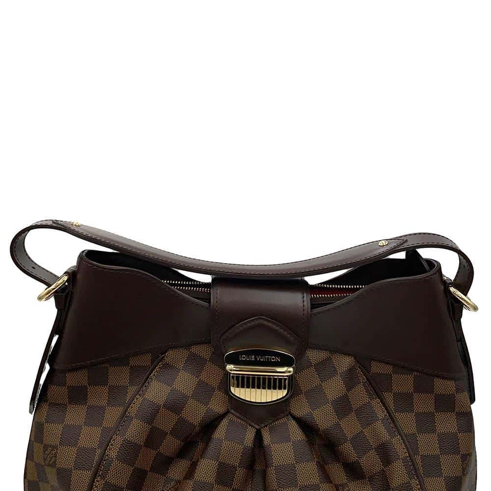 LOUIS VUITTON Sistina RedN41542 Damier Ebene Canvas Size PM