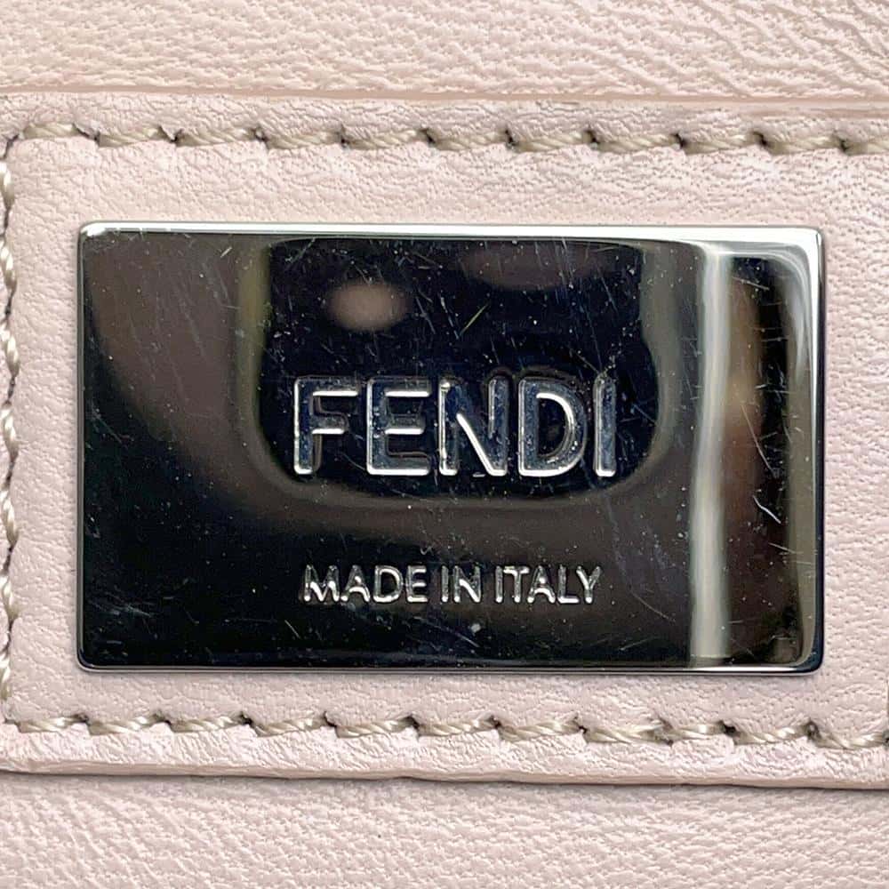 FENDI Peekaboo 2WAYBag Dark Blue8BN290 Leather Size regular