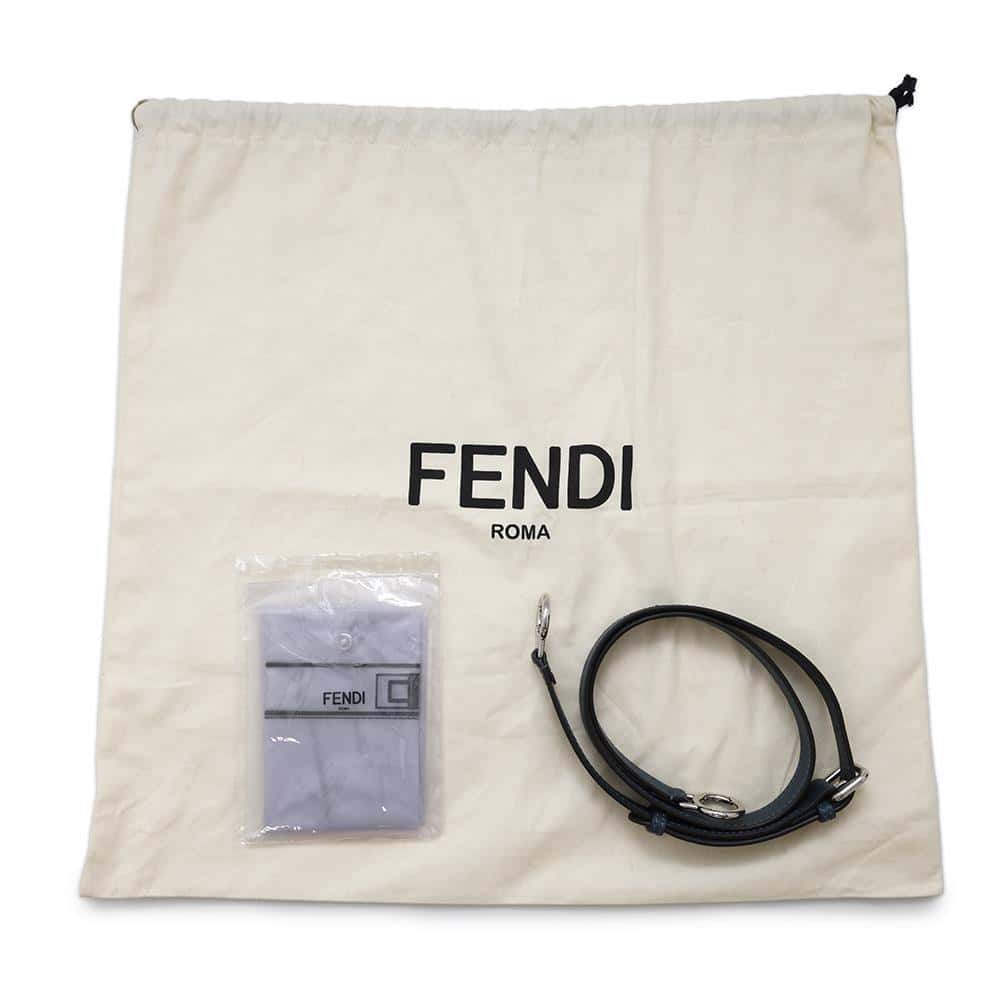 FENDI Peekaboo 2WAYBag Dark Blue8BN290 Leather Size regular
