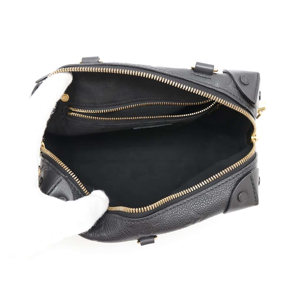 LOUIS VUITTON Petite Malle Souple NoirM45393 Monogram Empreinte Leather