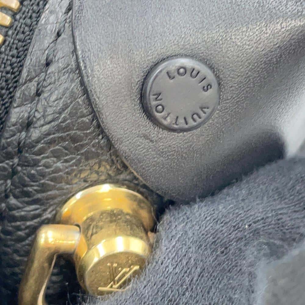 LOUIS VUITTON Petite Malle Souple NoirM45393 Monogram Empreinte Leather