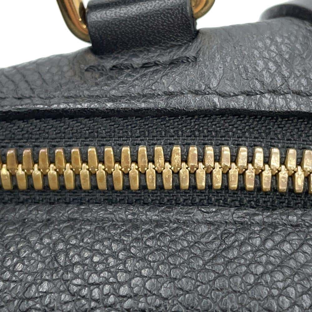 LOUIS VUITTON Petite Malle Souple NoirM45393 Monogram Empreinte Leather