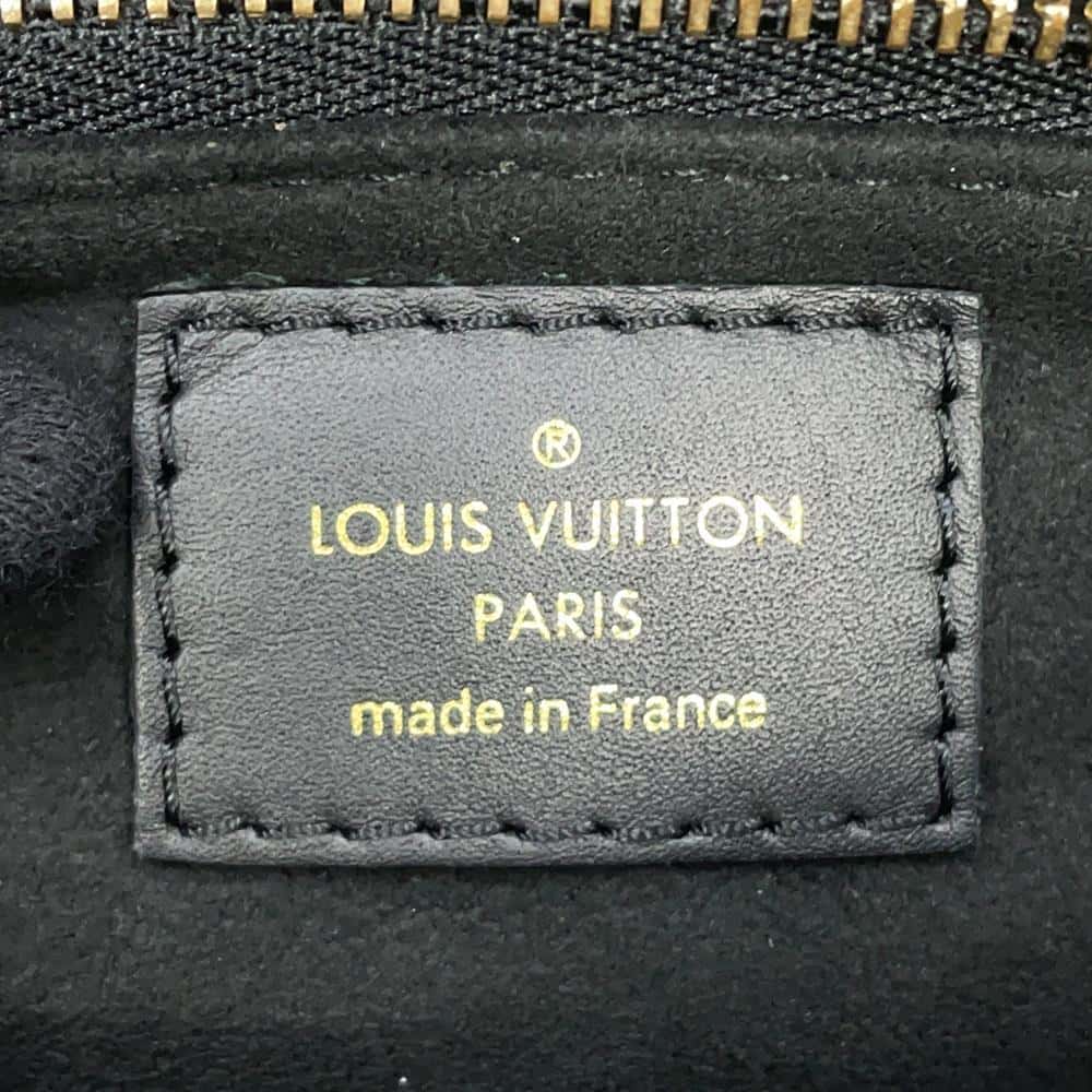LOUIS VUITTON Petite Malle Souple NoirM45393 Monogram Empreinte Leather