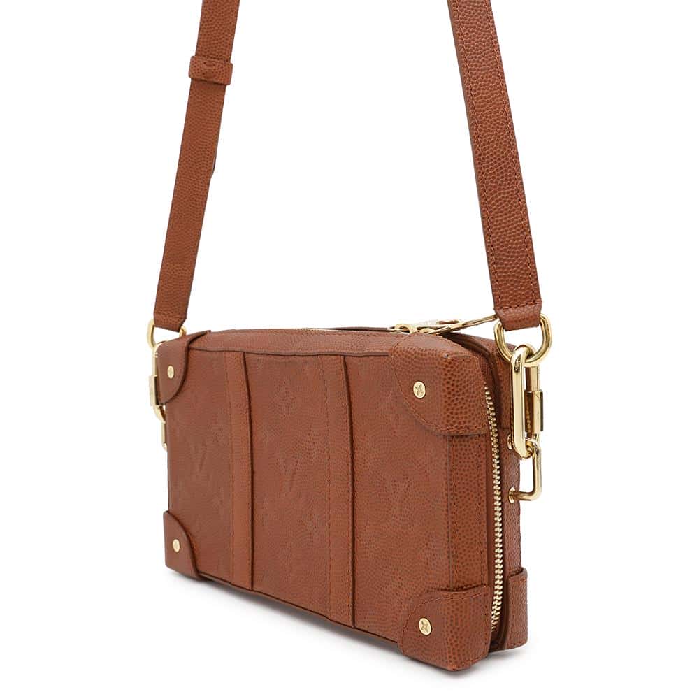 LOUIS VUITTON LVxNBA Soft Trunk BrownM80549 Ball・Grain Leather Monogram・Pattern