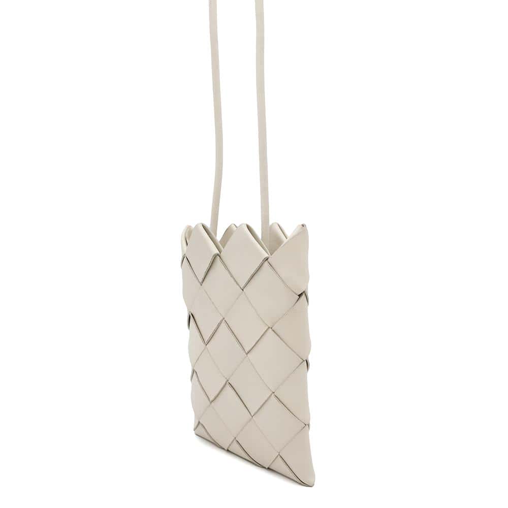 Bottega Veneta INTRECCIATO Pochette Off-white619019 Leather