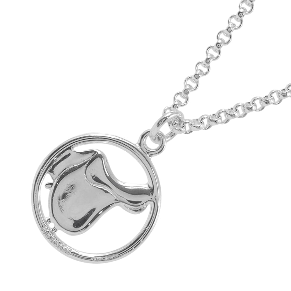 HERMES Saddle motif necklace SV925