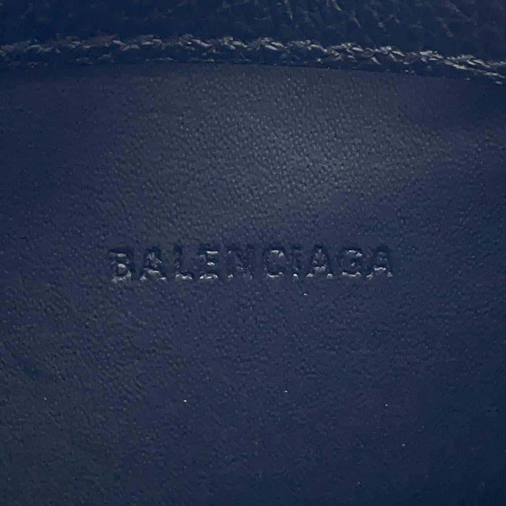 BALENCIAGA Hourglass Shoulder Black644722 Leather