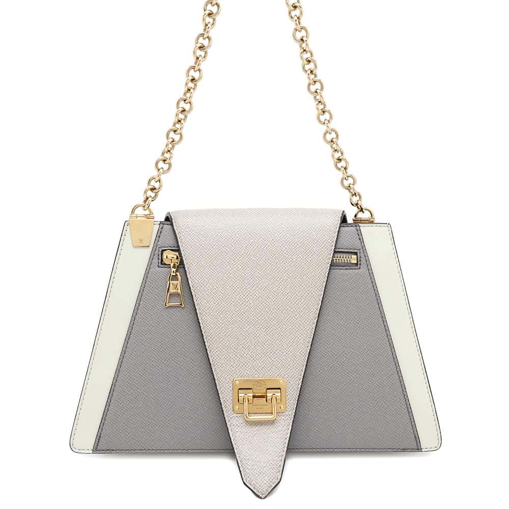 LOUIS VUITTON Trapeze Gray/MentheM53813 Taiga Leather