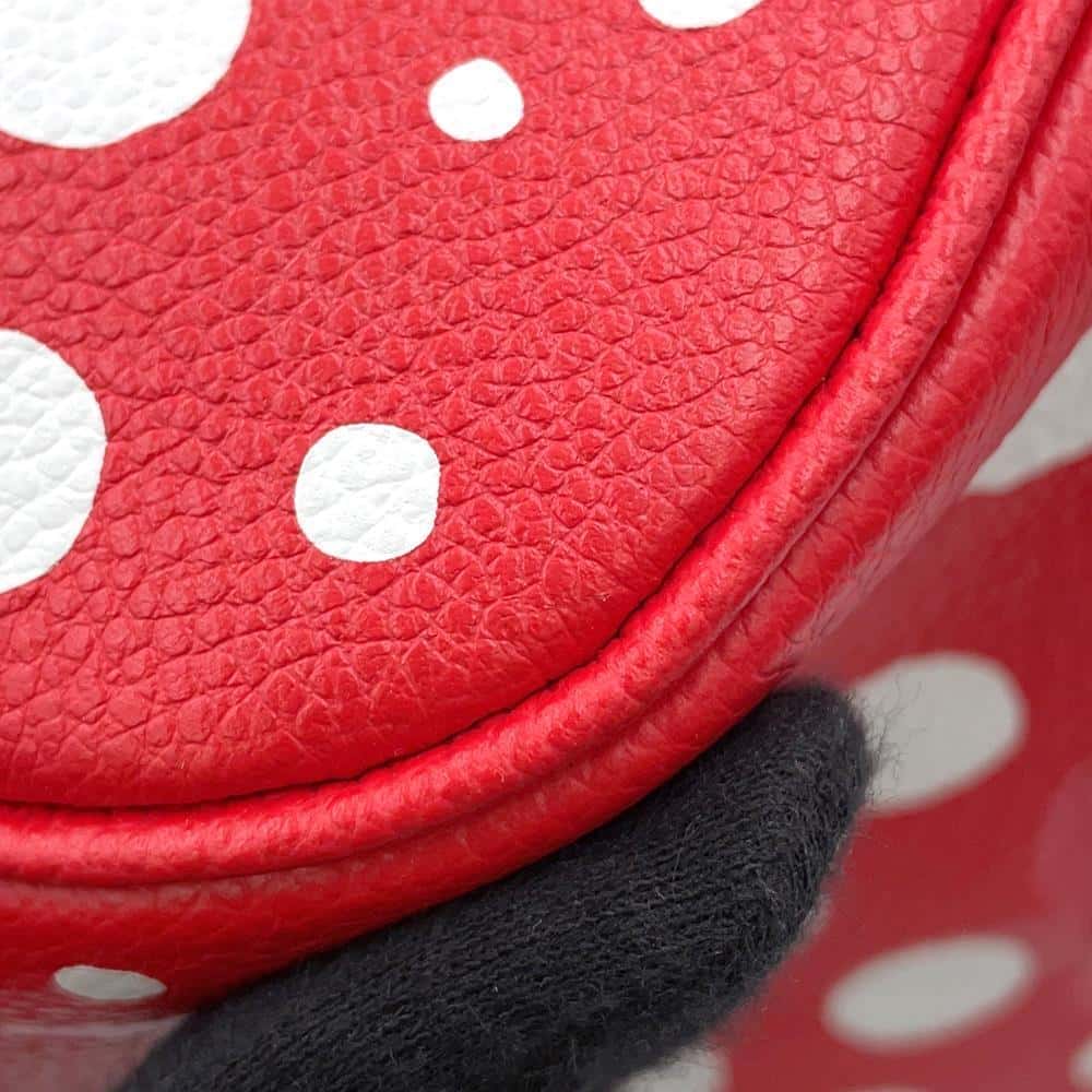 LOUIS VUITTON Neverfull RougeBlancM46422 Monogram Empreinte Leather Infinity Dot Size MM