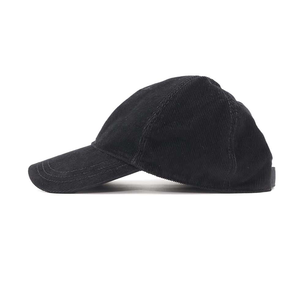 PRADA Corduroy cap Size M Black2HC274 Cotton100%