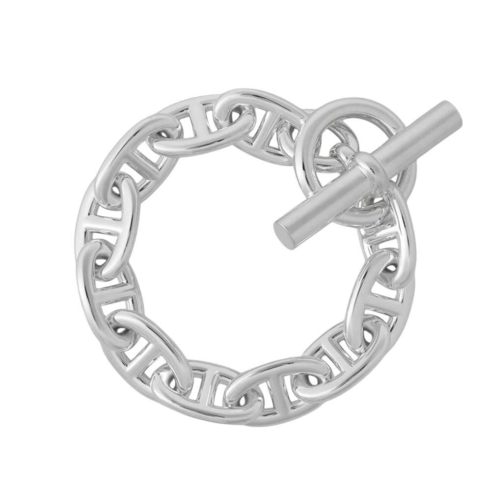 HERMES Chaine d'Ancre Bracelet 11 frames Size TGM SV925