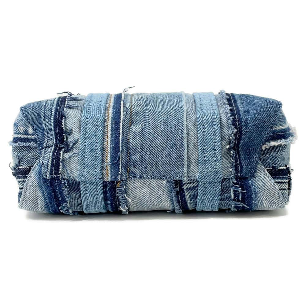 BALENCIAGA Barbes 2WAYBag Blue671404 Denim Size Small