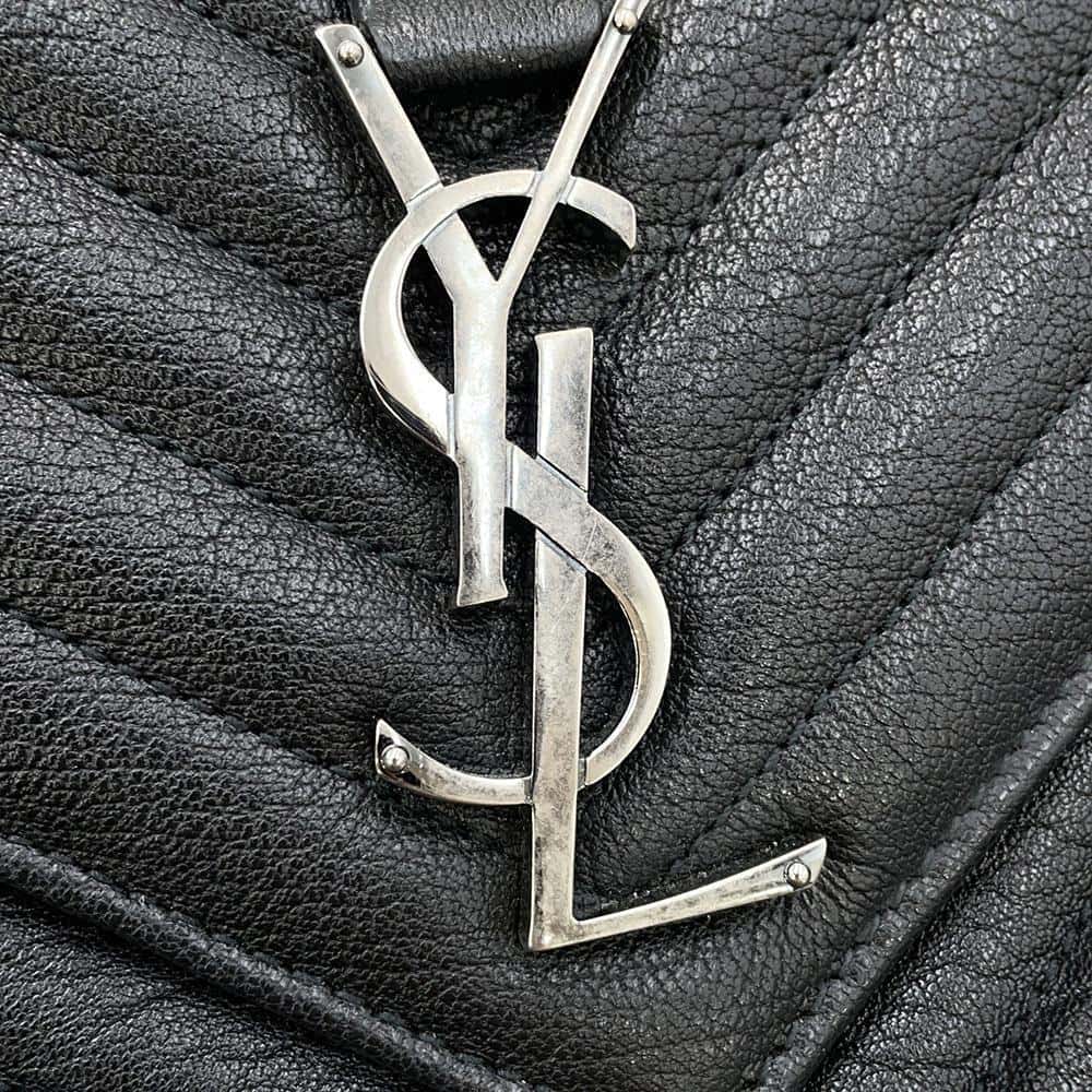 SAINT LAURENT PARIS College 2way Bag Black600278 Leather