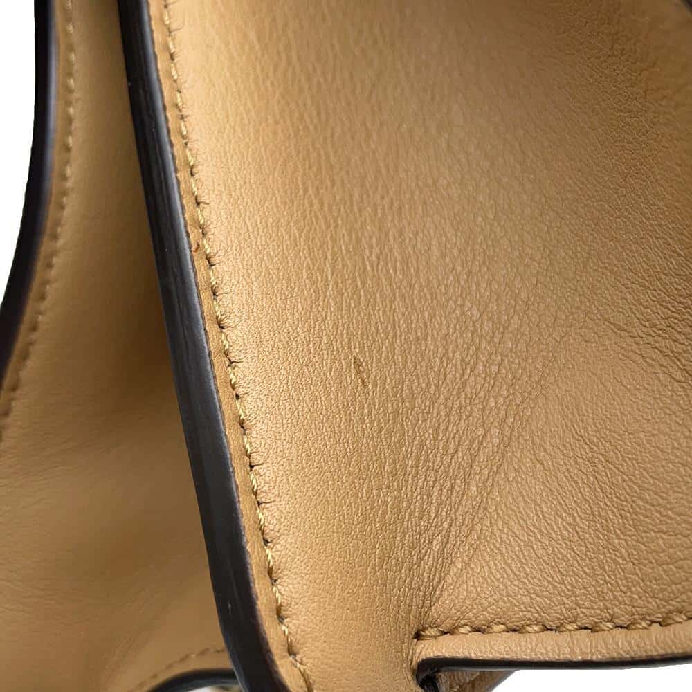 FENDI Peekaboo Icy You Brown8BN321 Leather Size Medium