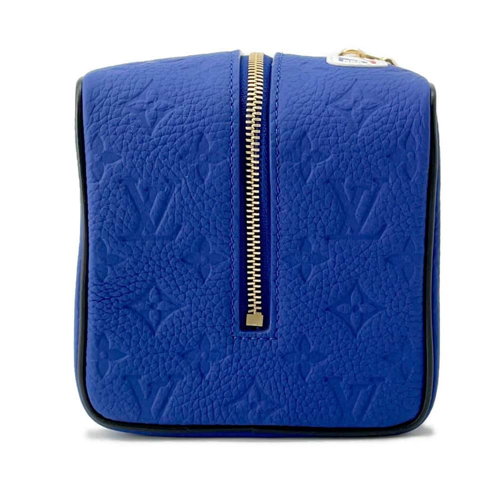 LOUIS VUITTON Louis Vuitton x NBA Cloak Dopp Kit BlueM21106 Monogram・Taurillon