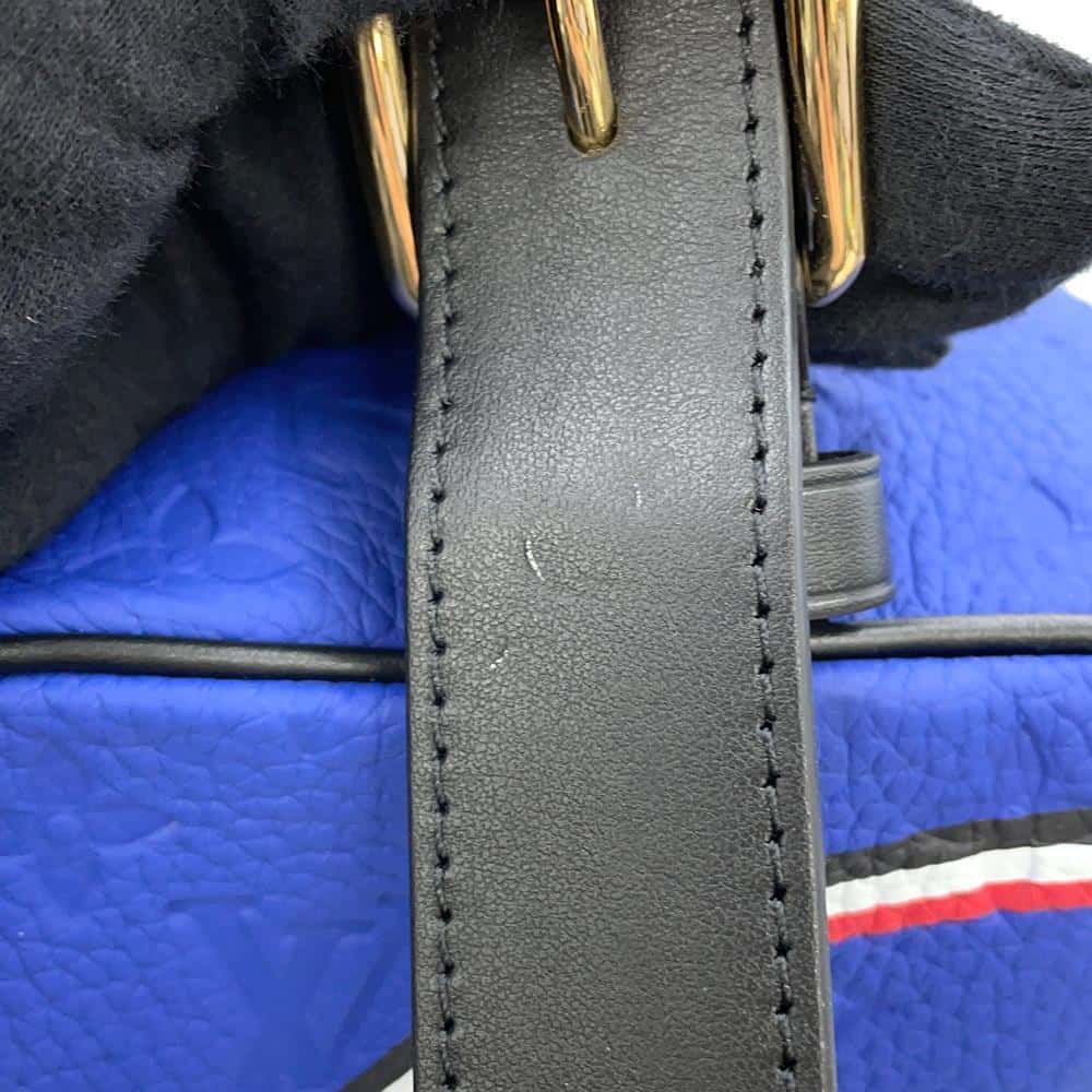 LOUIS VUITTON Louis Vuitton x NBA Cloak Dopp Kit BlueM21106 Monogram・Taurillon