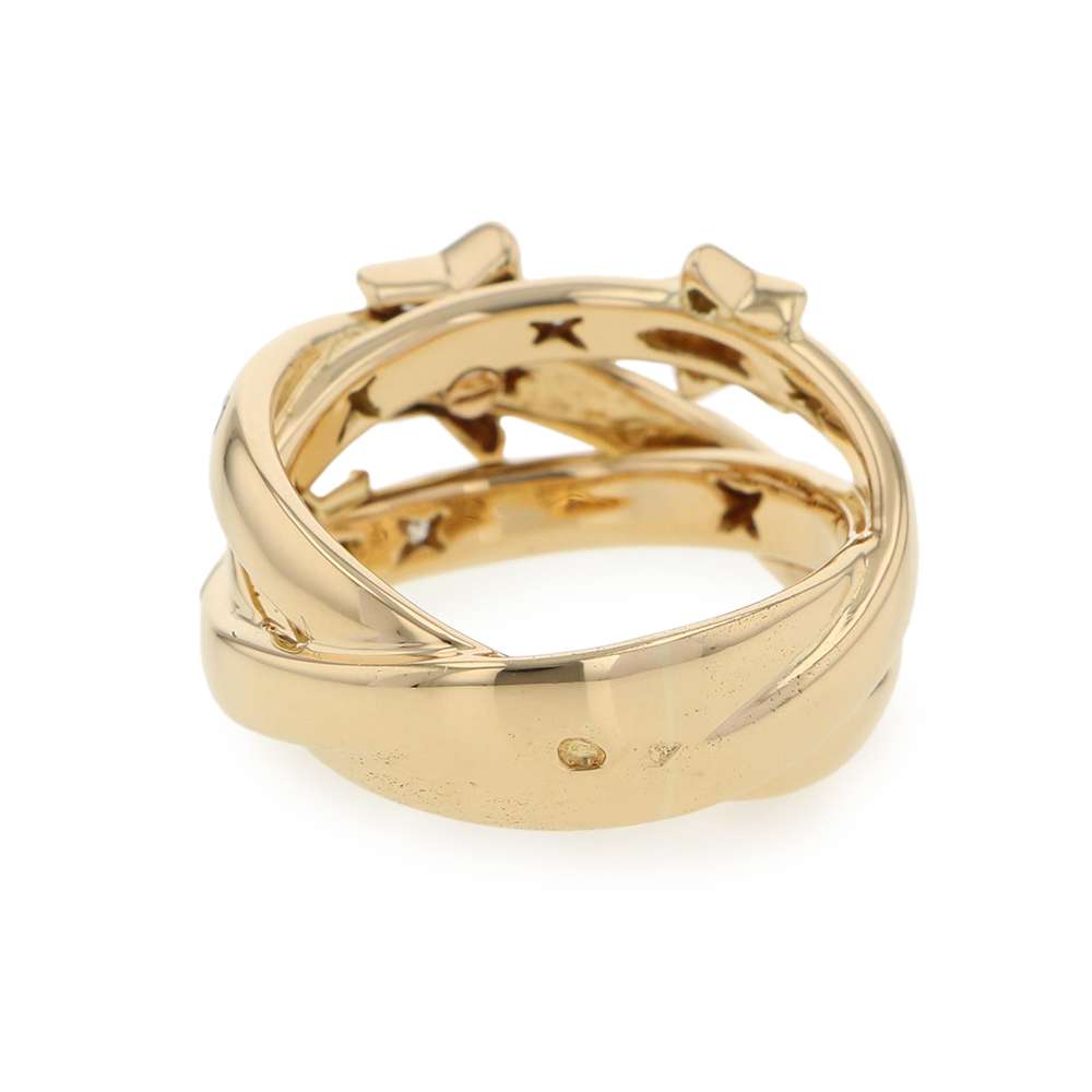 CHANEL Comet Ring Size Approximately No. 13J1130 18K Yellow Gold