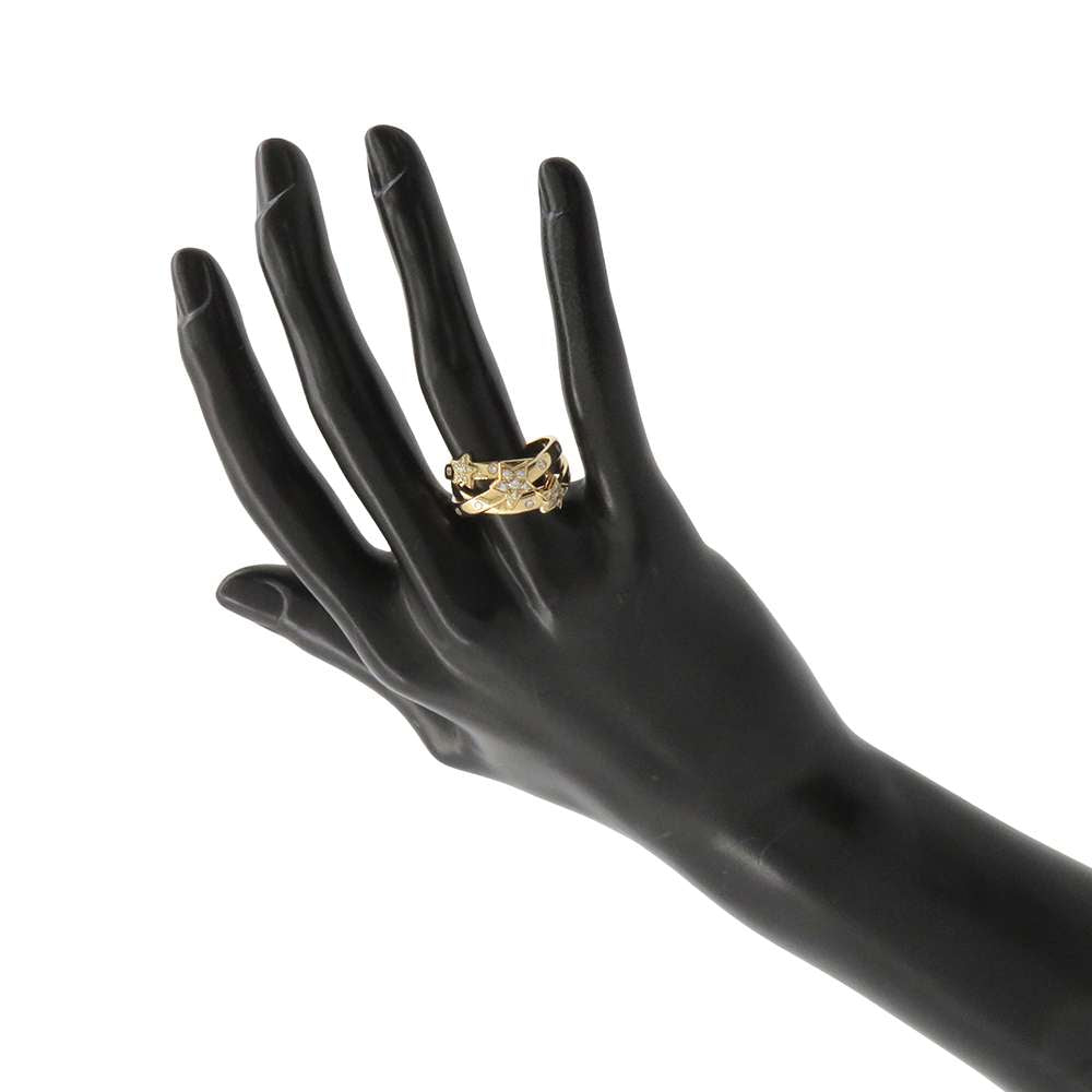 CHANEL Comet Ring Size Approximately No. 13J1130 18K Yellow Gold
