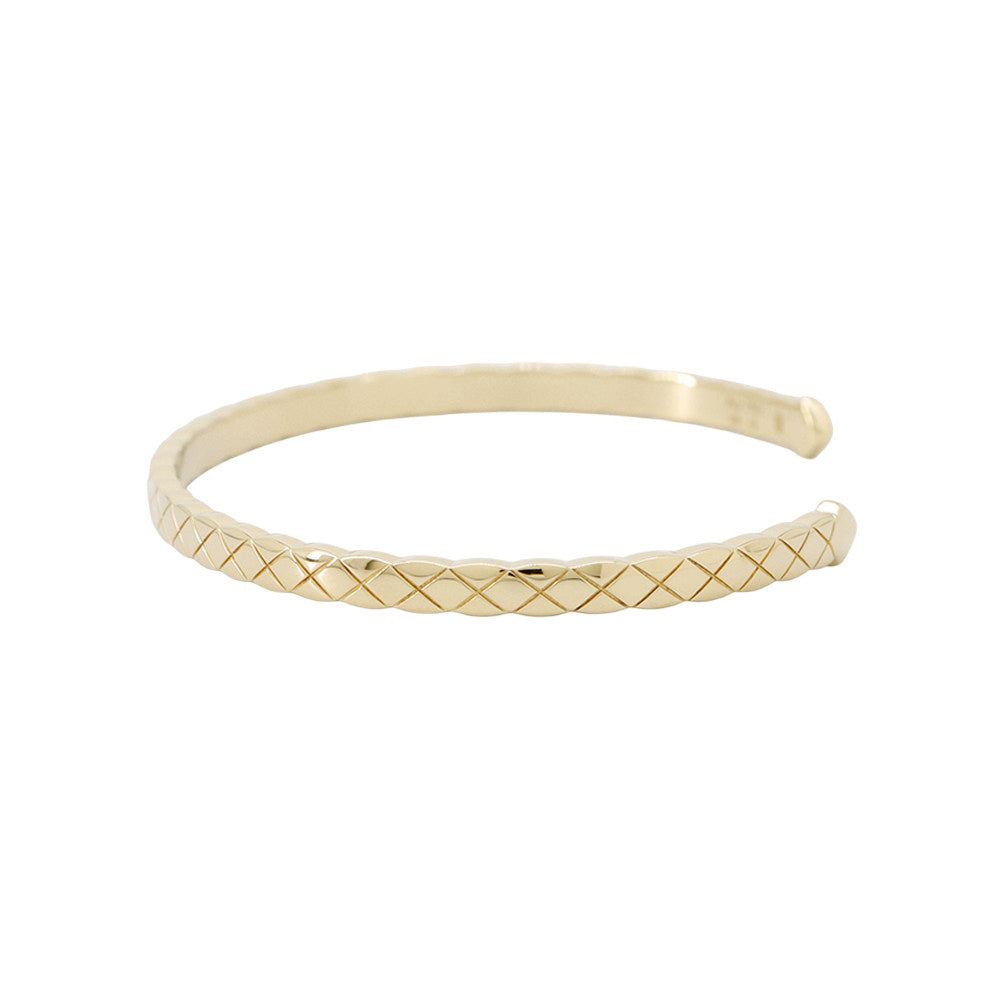 CHANEL Coco Crush Bangle Size MJ11663 18K Yellow Gold