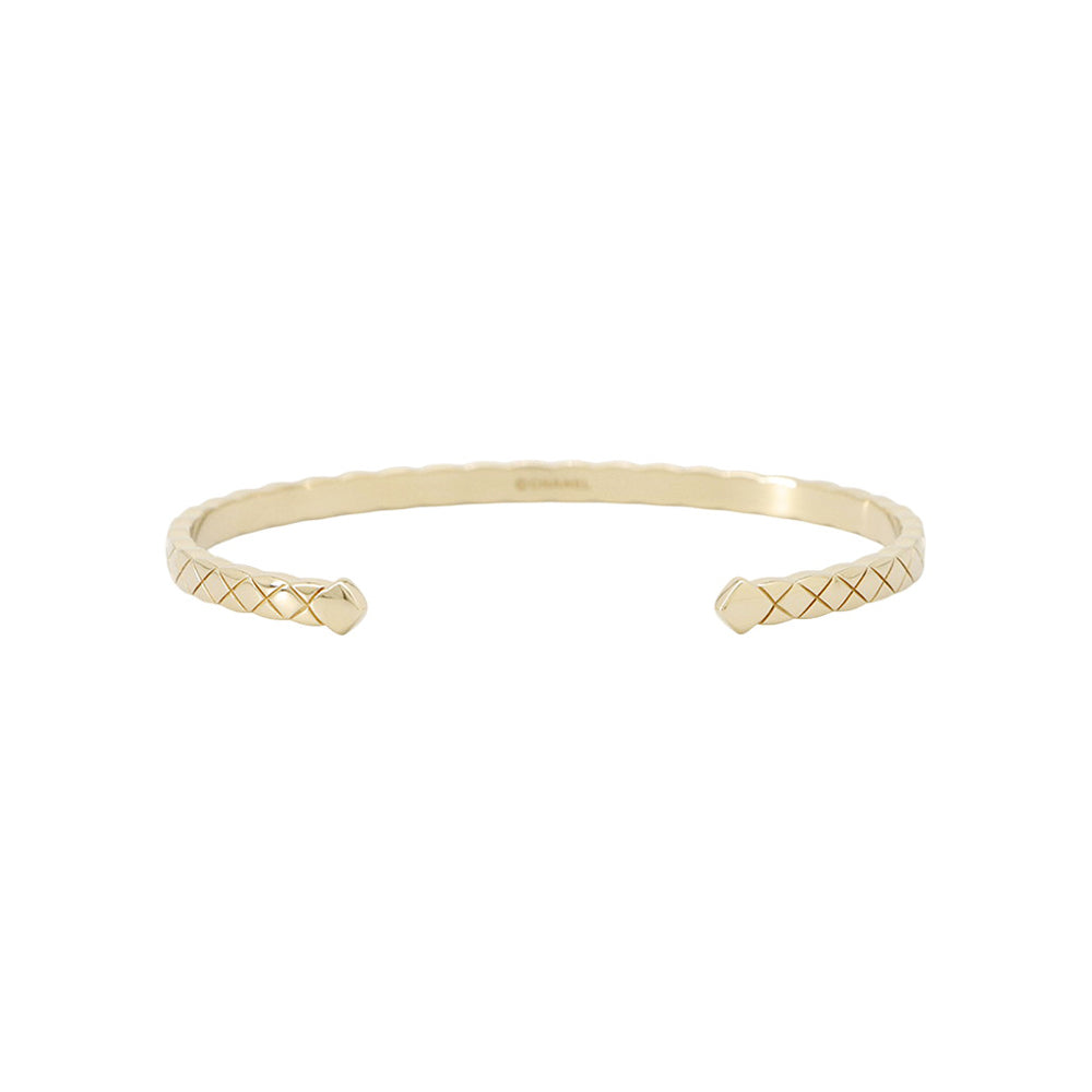 CHANEL Coco Crush Bangle Size MJ11663 18K Yellow Gold