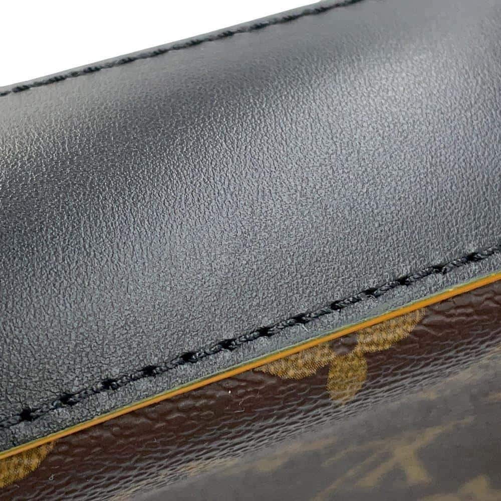 LOUIS VUITTON Trio Messenger Brown/Orange/BlackM46694 Monogram Macassar Canvas