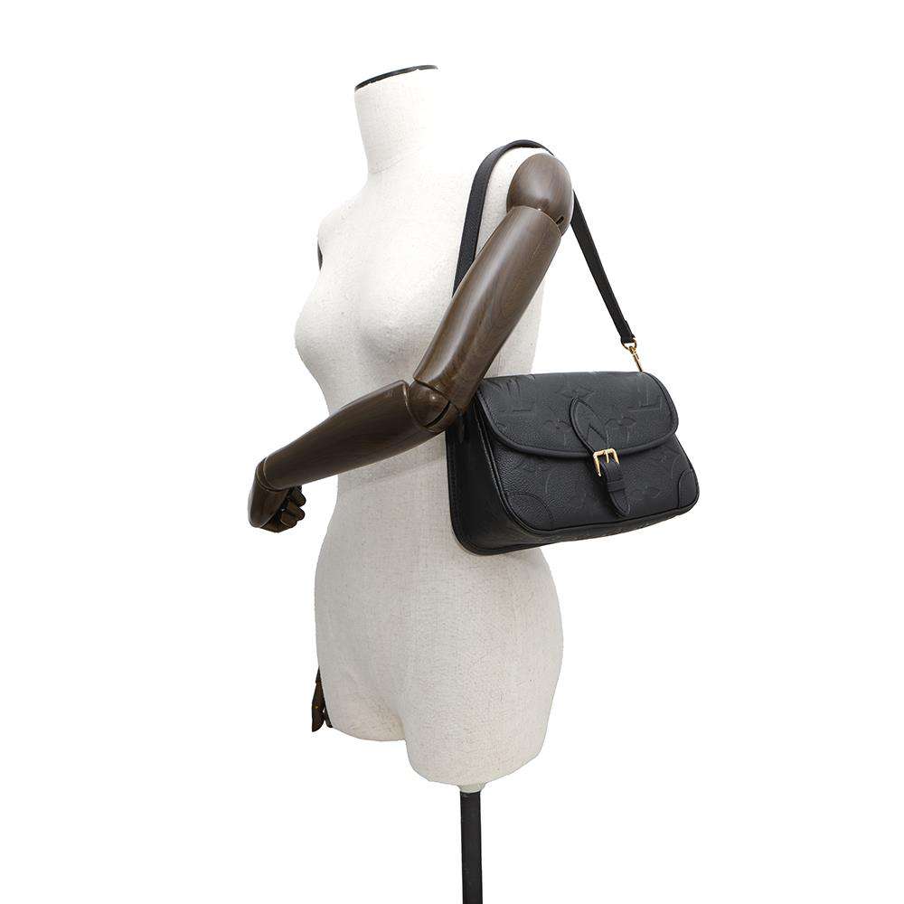 LOUIS VUITTON Dianu NoirM46386 Monogram Empreinte Leather