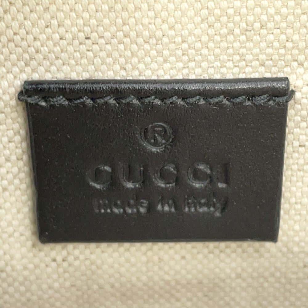 GUCCI GG embossed crossbody bag Black645093 Leather