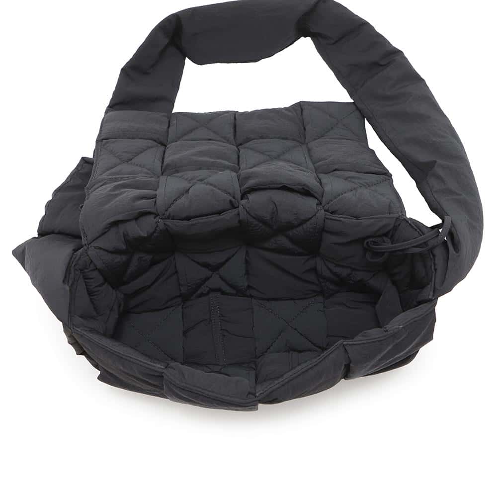 Bottega Veneta Padded Tech Cassette Shoulder Black749878 Nylon Size Medium