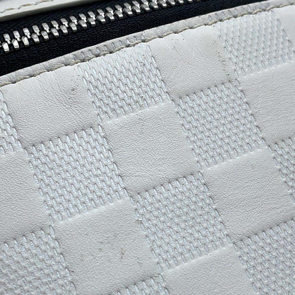 LOUIS VUITTON Canvas・Bumbag BlancN40326 Damier Infini Leather
