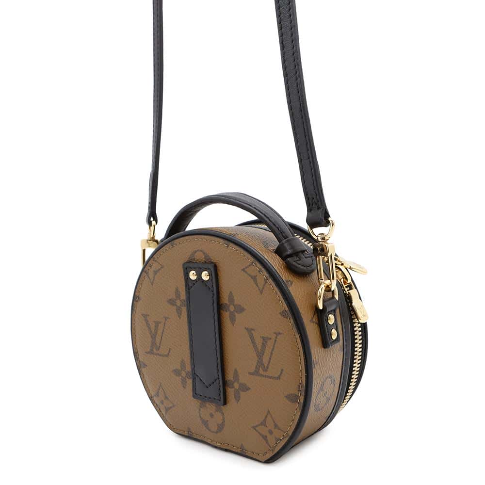 LOUIS VUITTON Mini Boite Chapeau BeigeM68276 Monogram Reverse Canvas