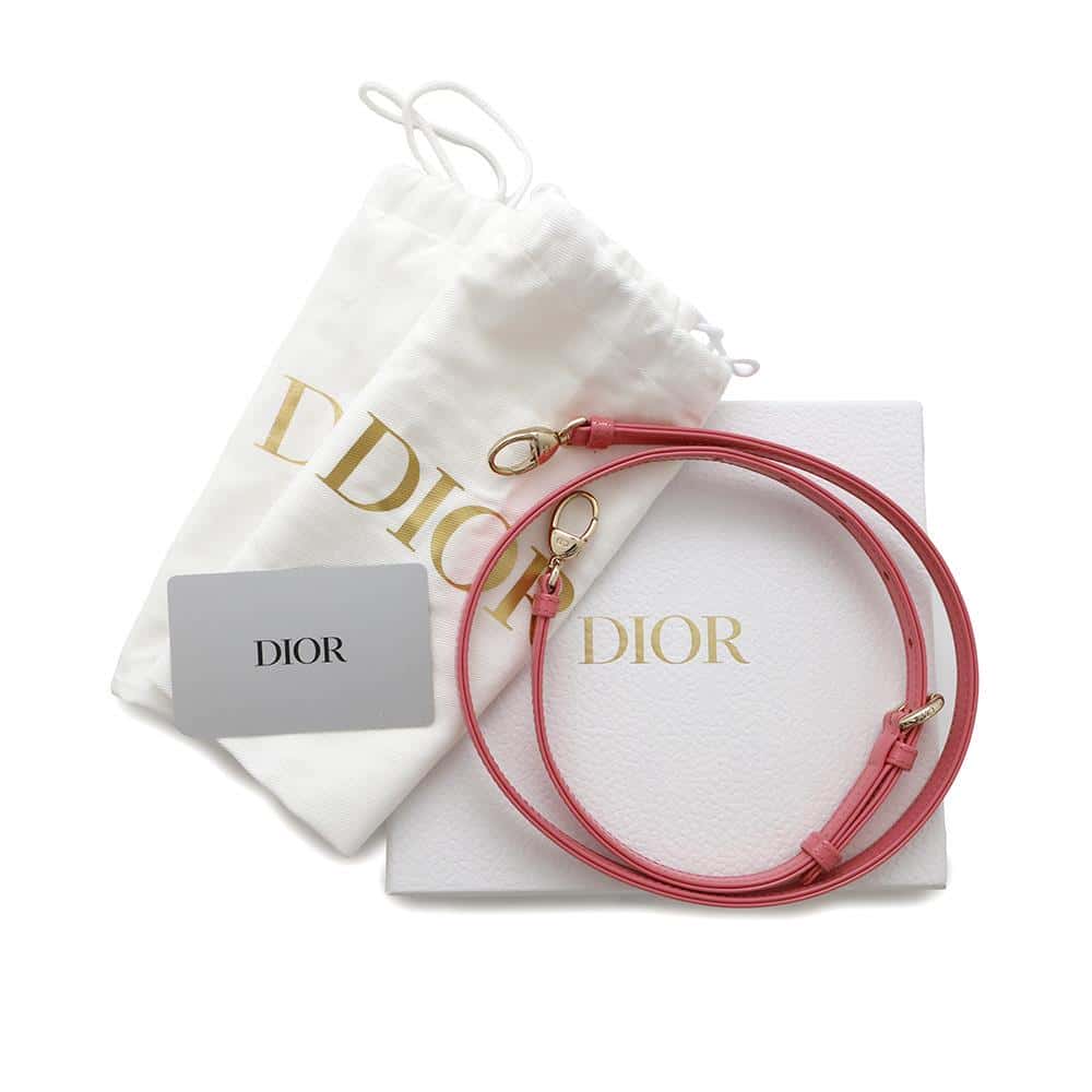 Dior Lady Dior Canage PinkS0856OWCB Patent Leather Size micro