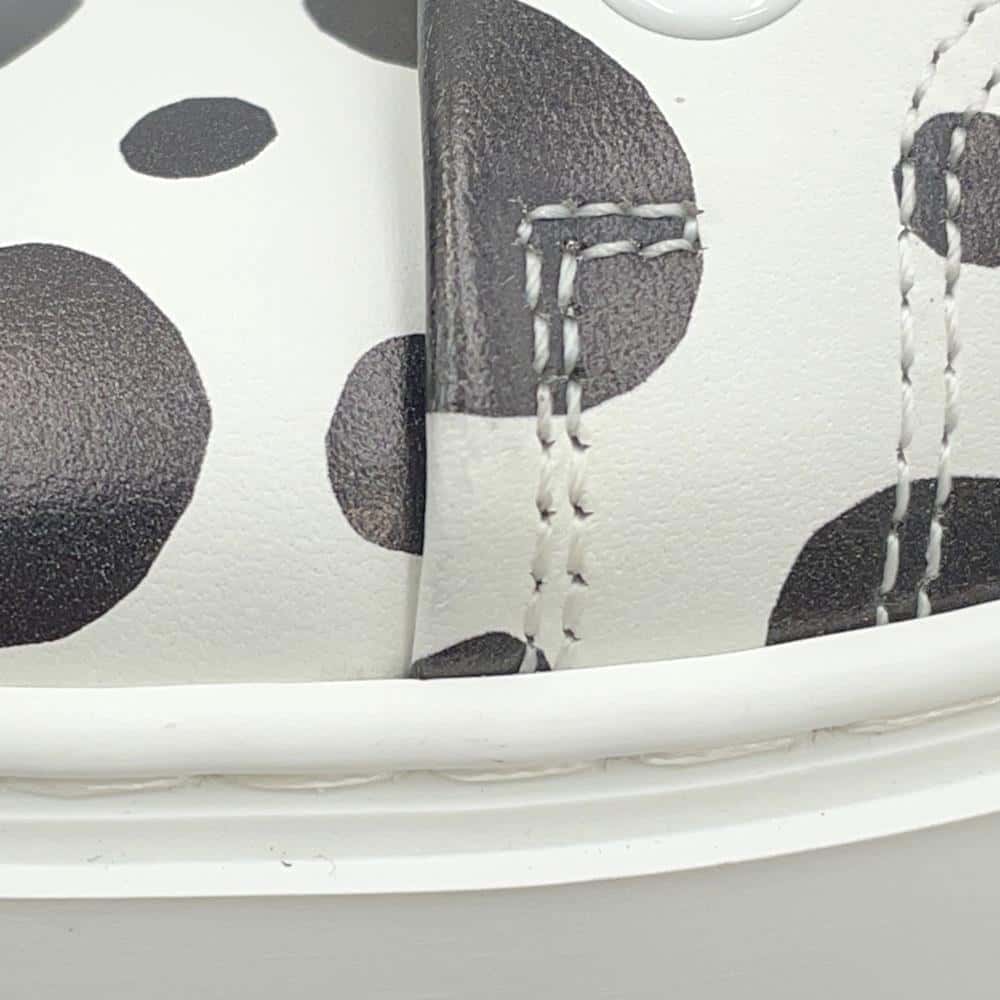 LOUIS VUITTON Yayoi Kusama Collaboration Time Out Sneakers White/Black1AB9V5 Leather
