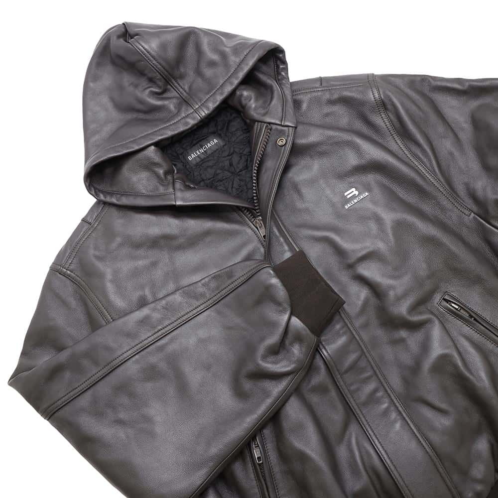 BALENCIAGA Taxi Blouson Size Chronomat 44 Brown719225 Lambskin100%