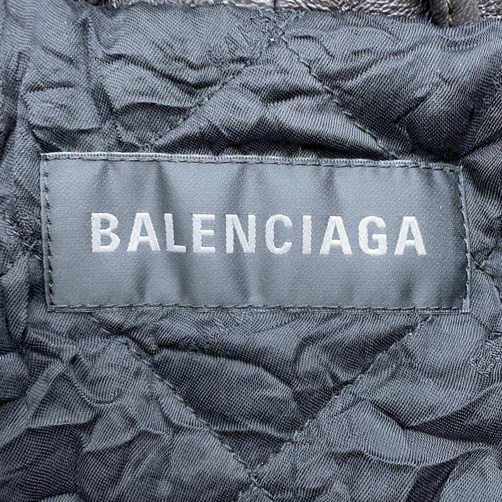 BALENCIAGA Taxi Blouson Size Chronomat 44 Brown719225 Lambskin100%