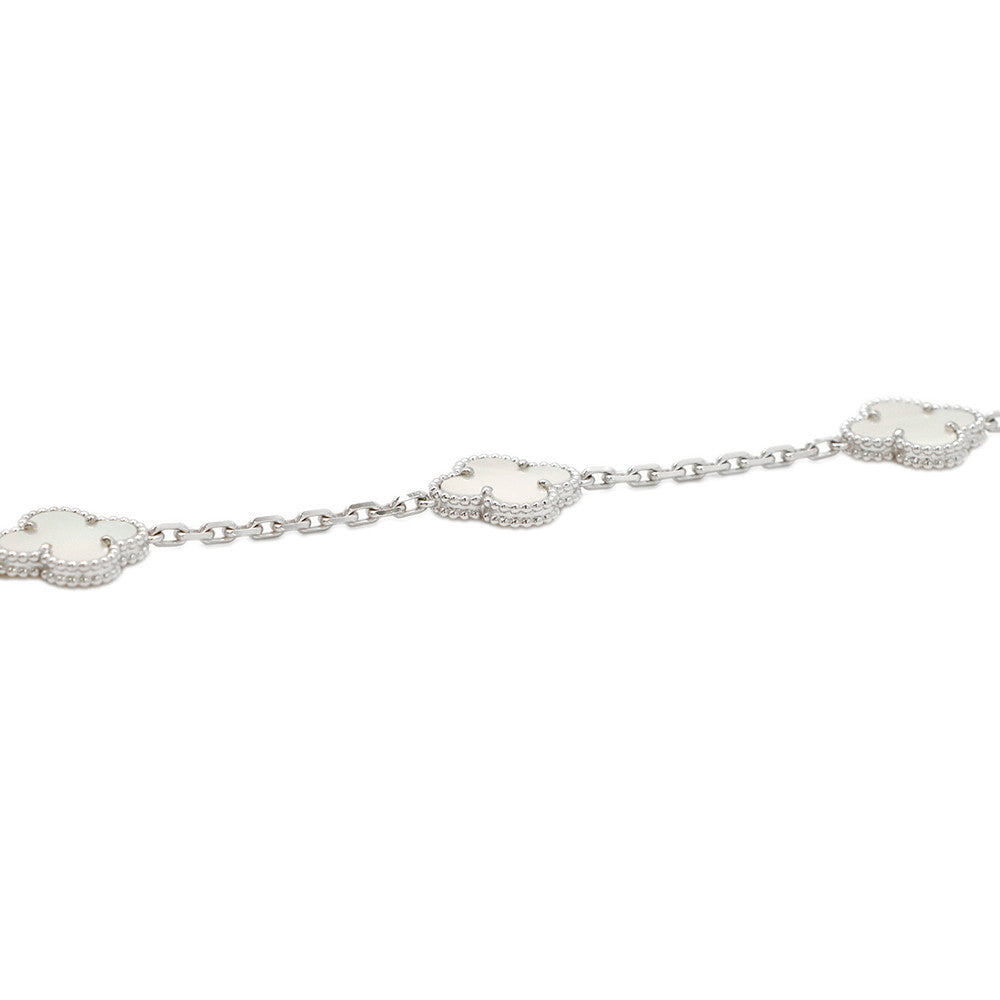 Van Cleef & Arpels Vintage Alhambra long necklace 20 motifsVCARF48800 18K White Gold